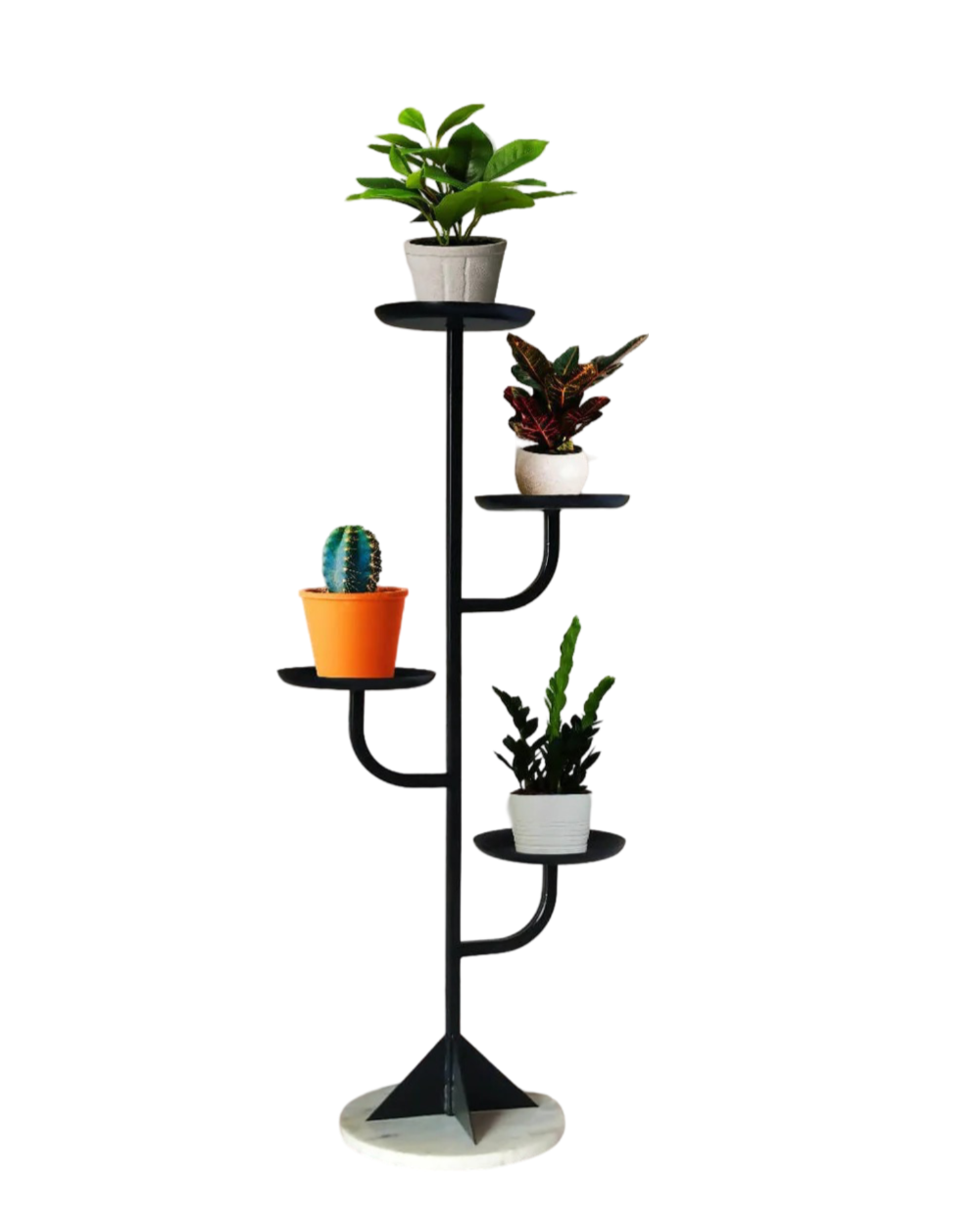 Double poet single stick set of 1 Planter